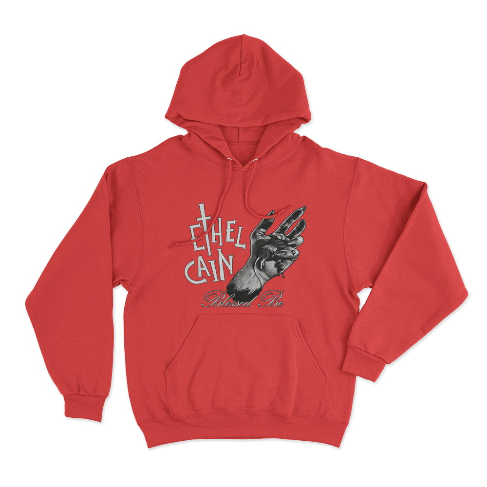 Blessed Hand Hoodie Red Blessed Hand Hoodie Red 1