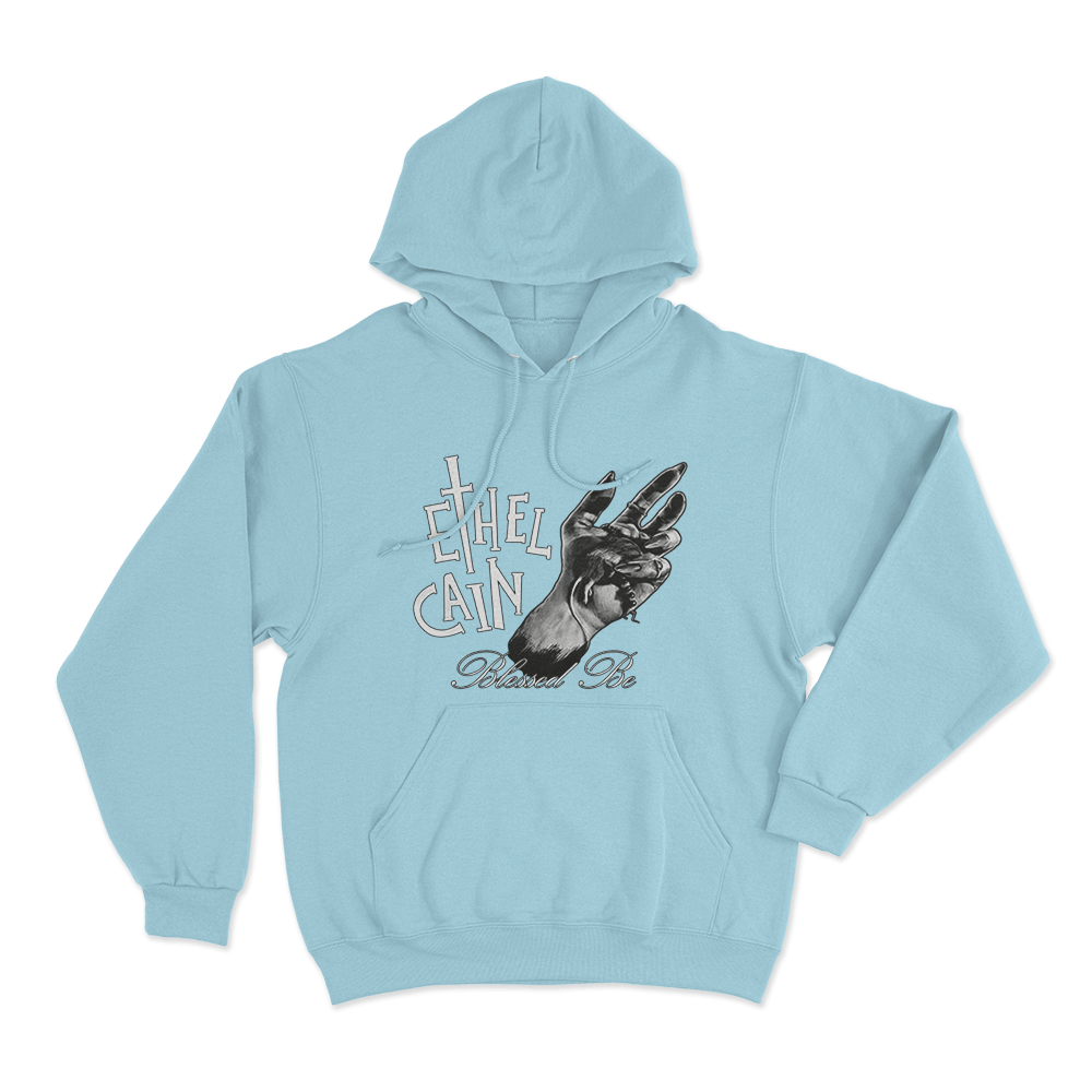 Blessed Hand Hoodie Sky Blue Blessed Hand Hoodie Sky Blue 1