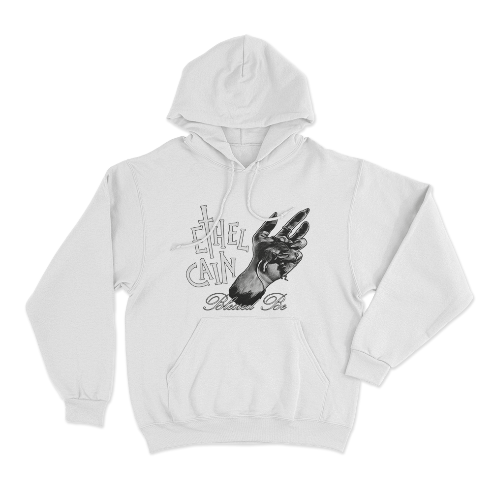 Blessed Hand Hoodie White Blessed Hand Hoodie White 1