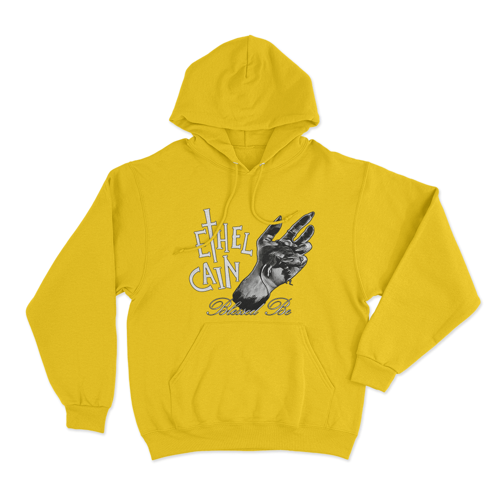 Blessed Hand Hoodie Yellow Blessed Hand Hoodie Yellow 1