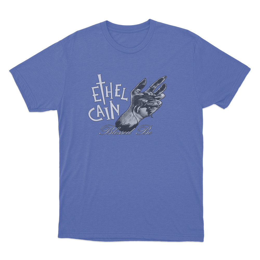 Blessed Hand T Shirt Blue Blessed Hand T Shirt Blue
