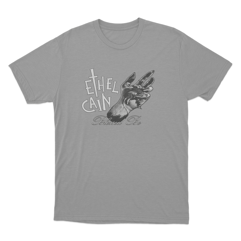 Blessed Hand T Shirt Grey Blessed Hand T Shirt Grey