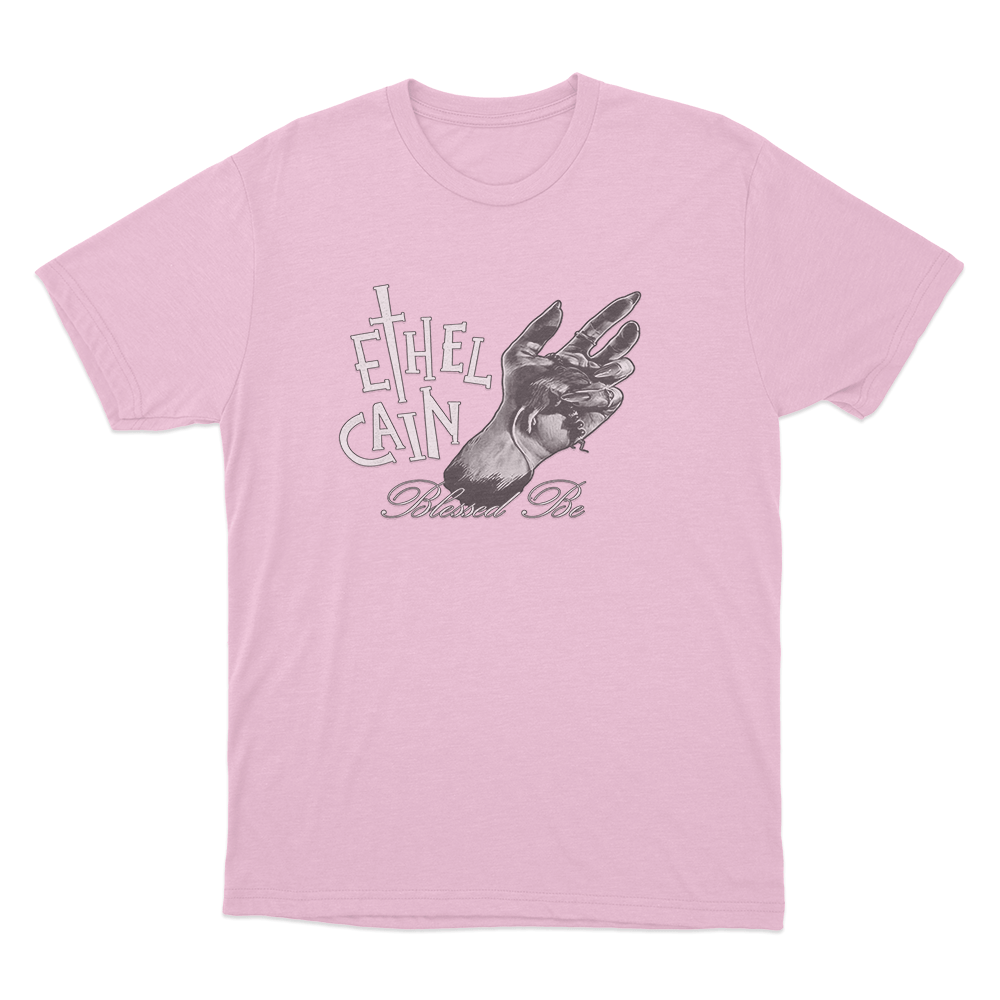 Blessed Hand T Shirt Pink Blessed Hand T Shirt Pink