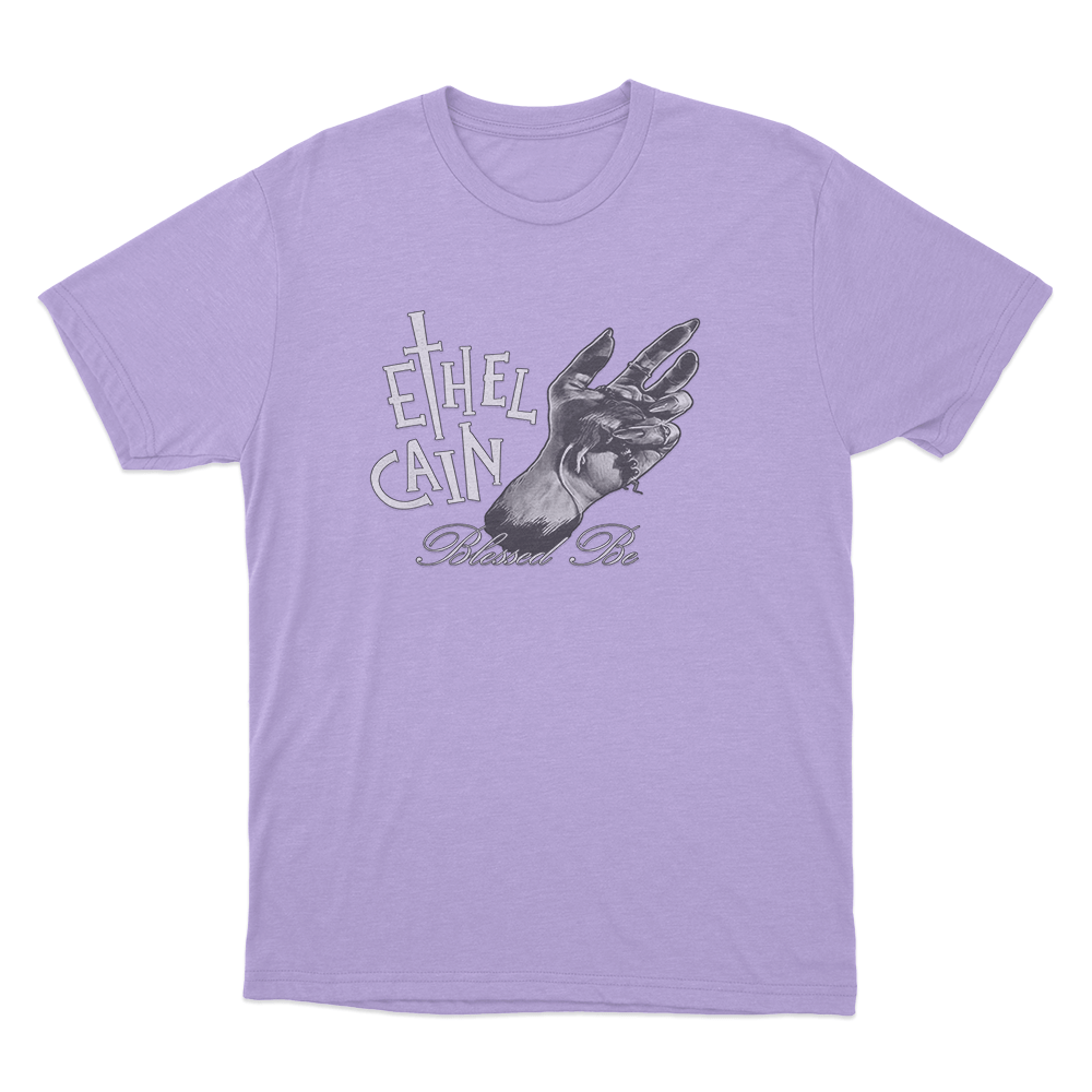 Blessed Hand T Shirt Purple Blessed Hand T Shirt Purple
