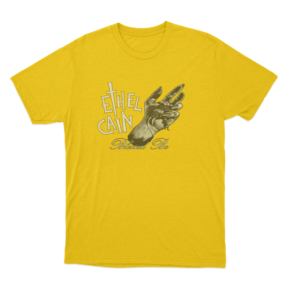 Blessed Hand T Shirt Yellow Blessed Hand T Shirt Yellow