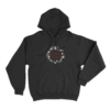 Teeth Wreath Hoodie Black 2
