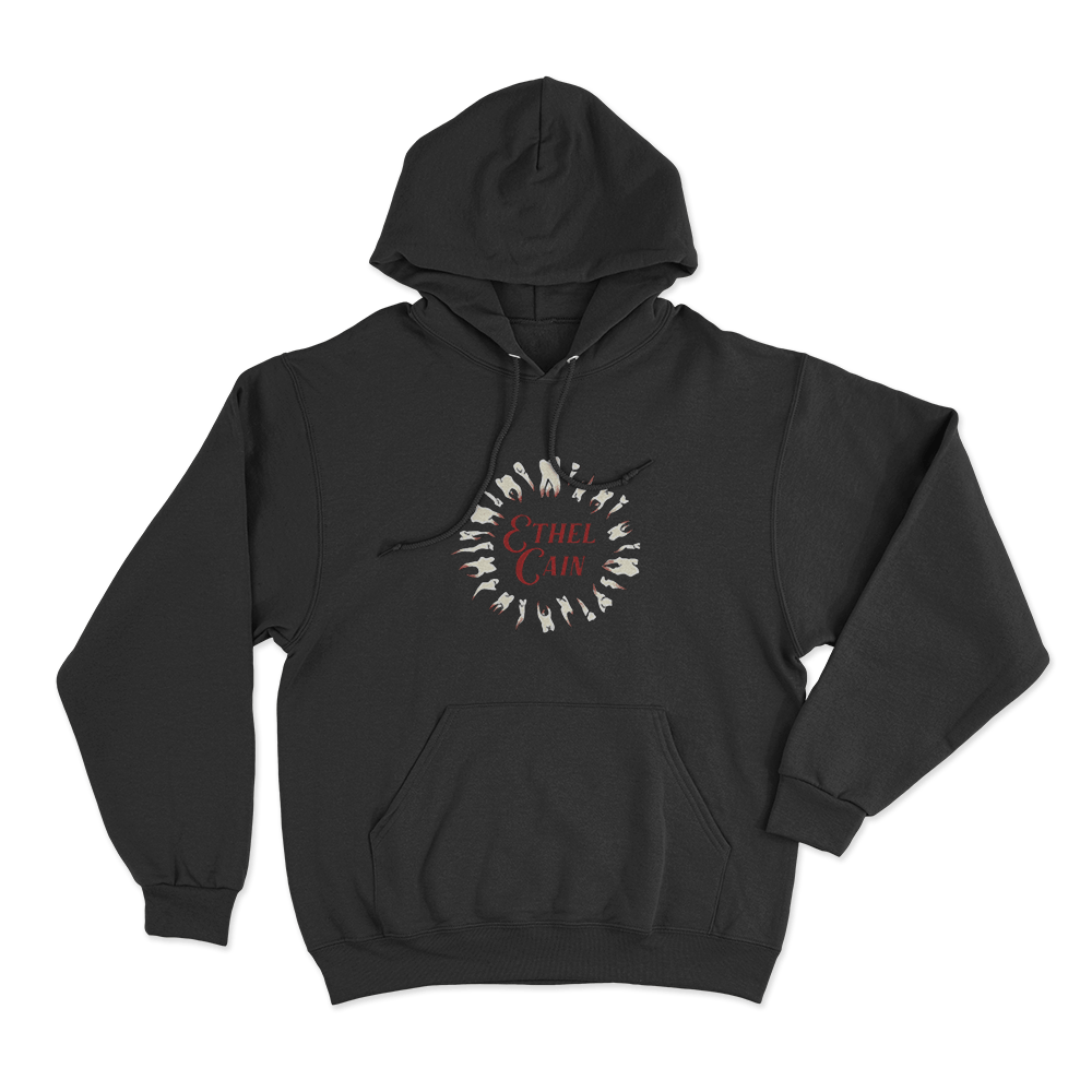 Teeth Wreath Hoodie Black Teeth Wreath Hoodie Black 2