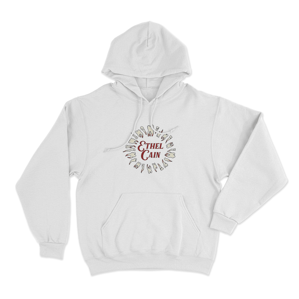 Teeth Wreath Hoodie White Teeth Wreath Hoodie White 2