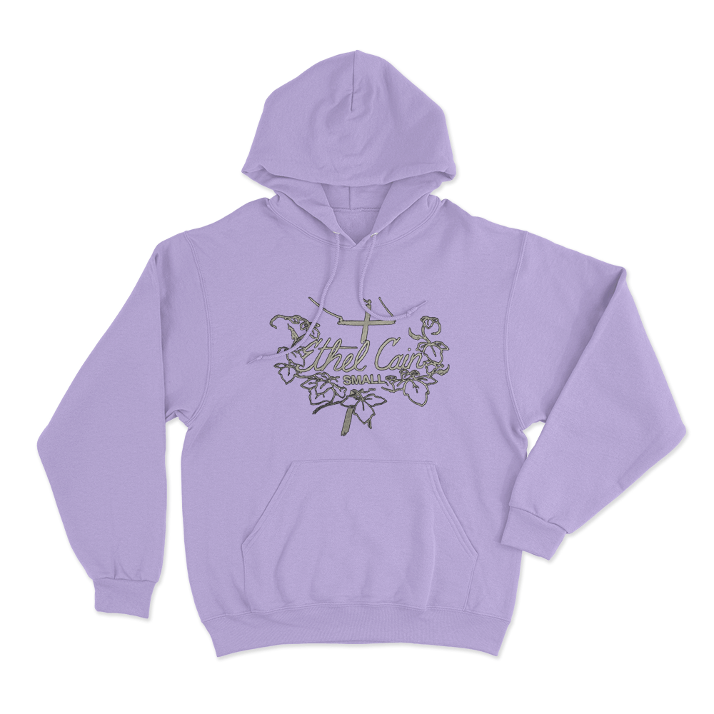 Vine Cross Hoodie Purple Vine Cross Hoodie Purple