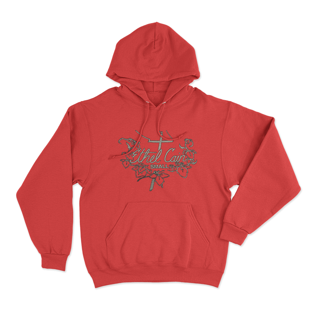 Vine Cross Hoodie Red Vine Cross Hoodie Red